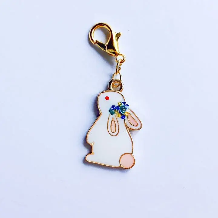 Thumbnail of Rabbit Mask Charm Looking Up