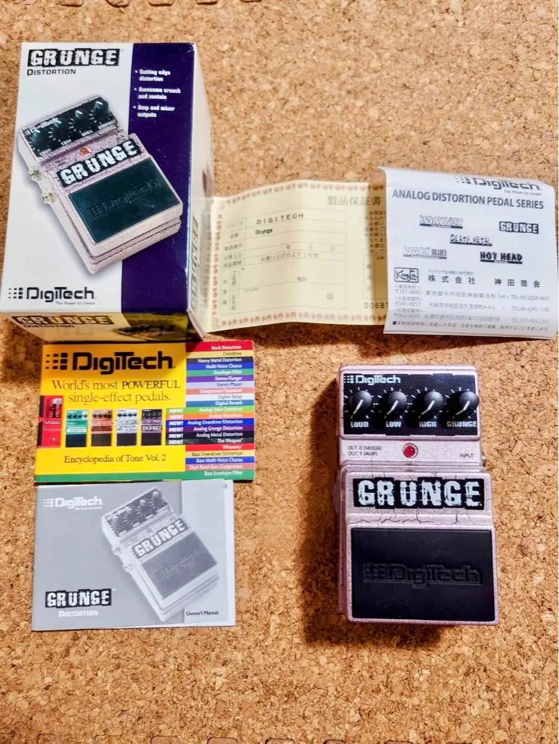 【どんくん】DigiTech GRUNGE Amazon.com: DigiTech DGR Grunge Analog-Distortion Pedal