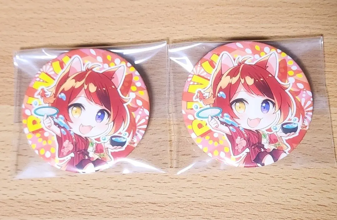 Thumbnail of Rinu-kun Can Badges - Set of 2