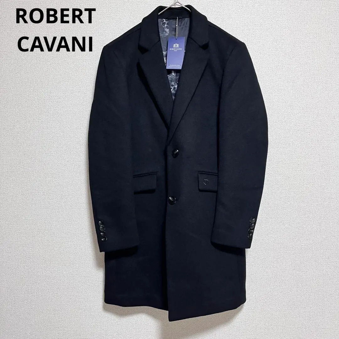 新品タグ付✨ROBERT CAVANIチェスターコート カシミヤ100%ブラック 2025年最新】cavaniの人気アイテム - メルカリ
