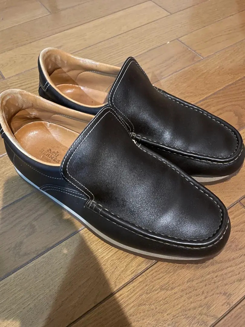 HERMES エルメス ターボ ブラック サイズ41 美品 Hermes Men's Black Bouncing 41 Sneaker Shoes – MAISON de LUXE