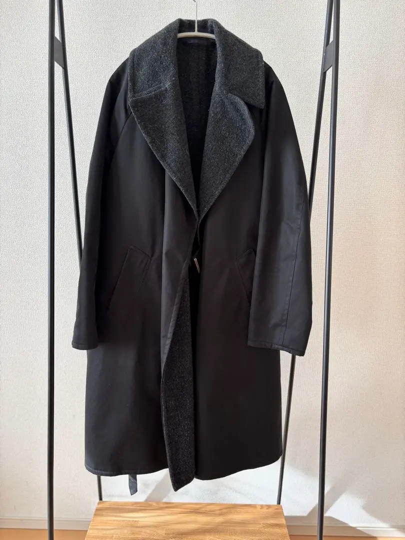 COMOLI コモリ 2016AWタイロッケンコート 抱き ブラック size0