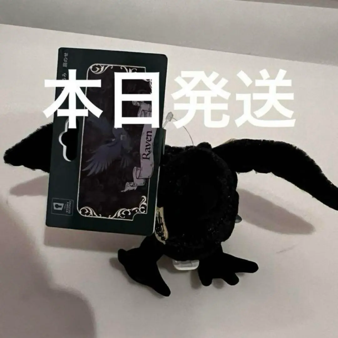 ディズニー　チャーム　レイブン　ホーンテッドマンション　カラス　ぬいぐるみバッジ 0401160013150.jpg