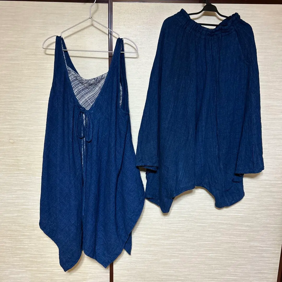 うさとの服 usaato ウサト モモンガ パンツ 4 Amazon.co.jp: usaato うさとの服 パジャマ 藍染め パンツ