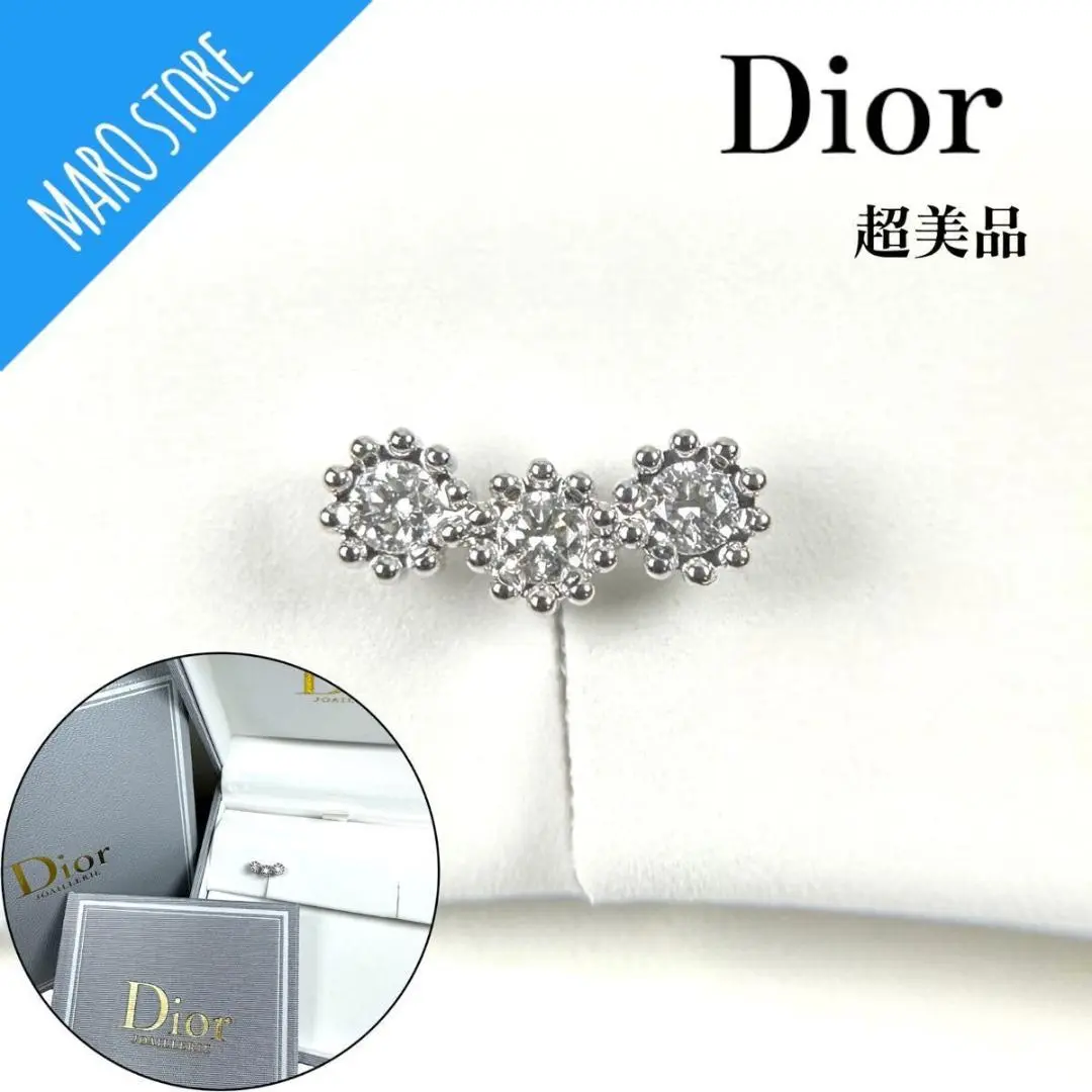 ✨️期間限定値引き✨️Christian Dior ミミローズ ピアス セット DIOR | Mimirose シングルピアス イエローゴールド & ダイヤモンド