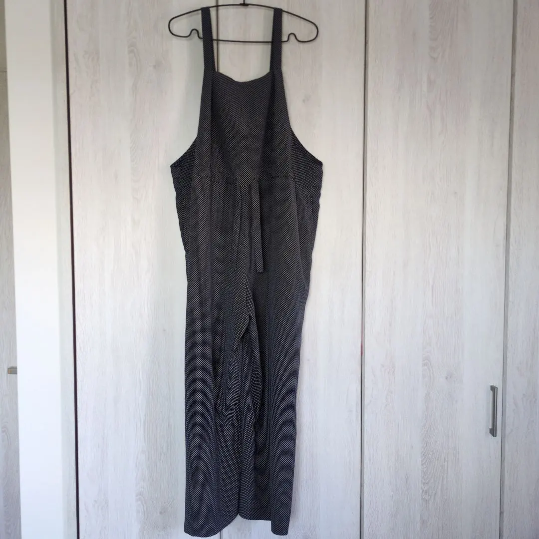 圓點圖案 連身褲 女款 的縮圖