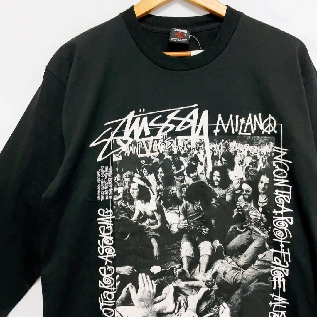 stussy x SLAM JAM ロンT 日本未発売 スラムジャムステューシー 名画「ヴィーナスの誕生」をサンプリング！ステューシー (STUSSY