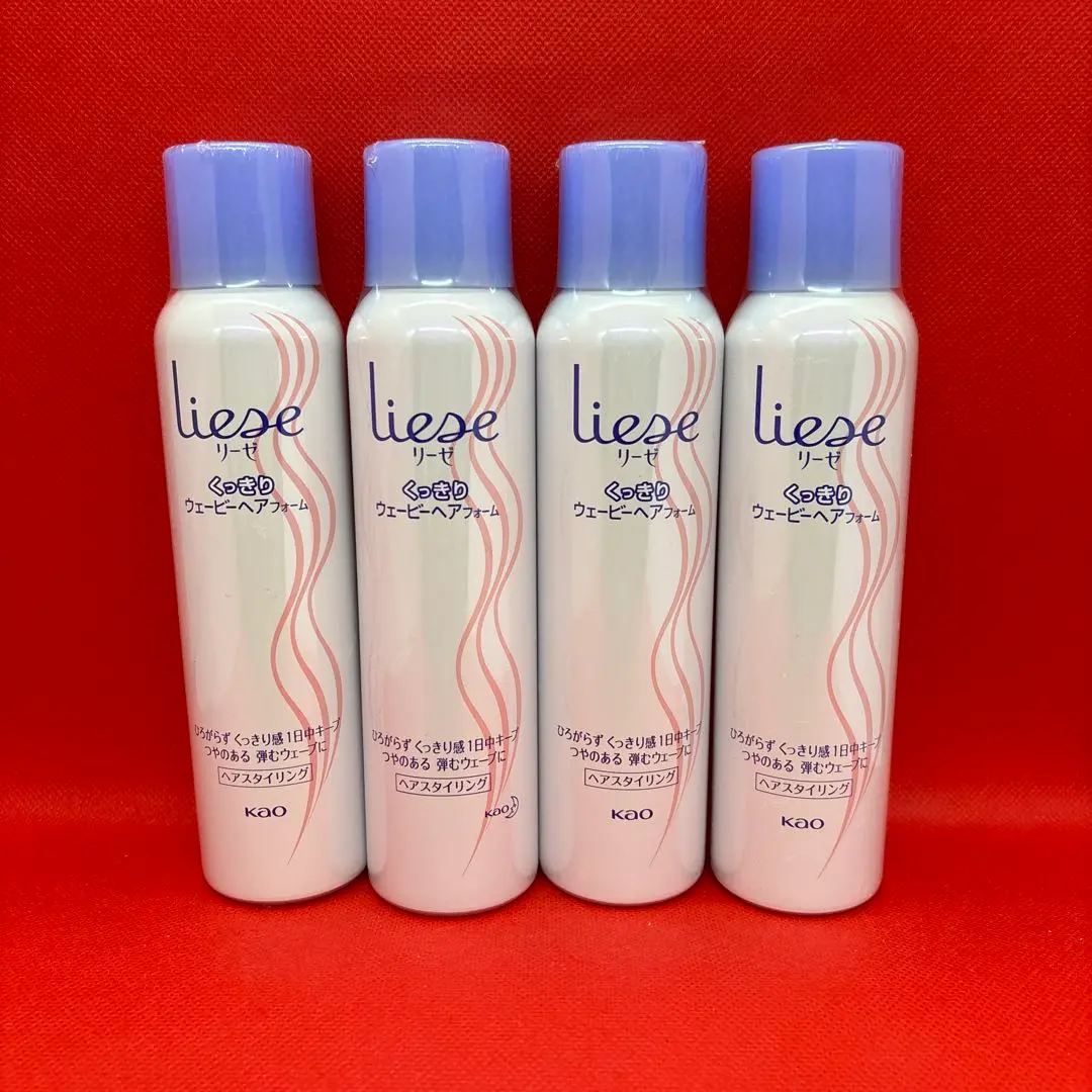 リーゼ くっきりウェービーヘアフォーム 150g×5本 piony_4901301018816-5