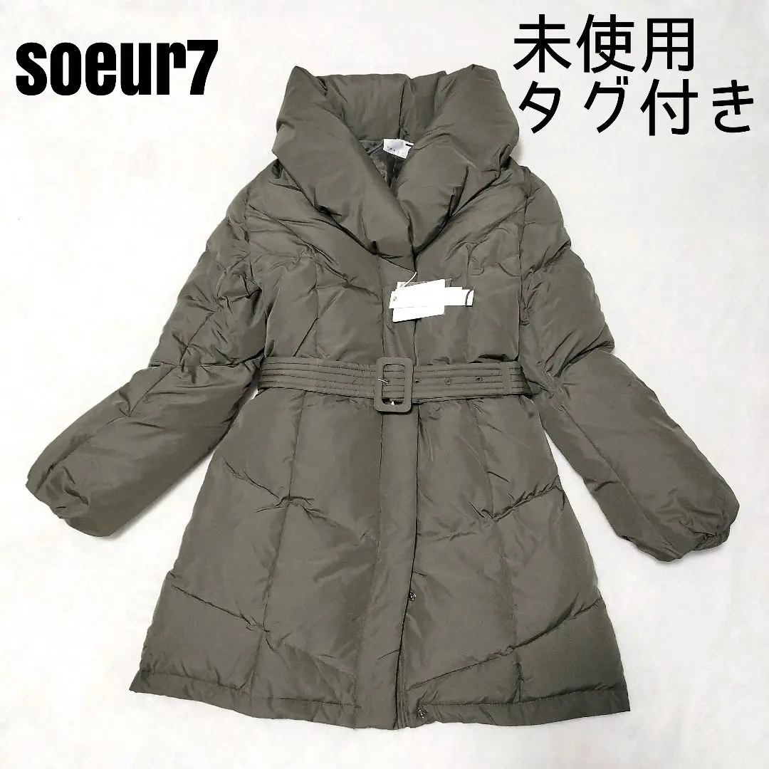 ヤマダヤスコットクラブ スール7 ダウンコート スコットクラブ SCOTCLUB バイカラーロングダウンコート