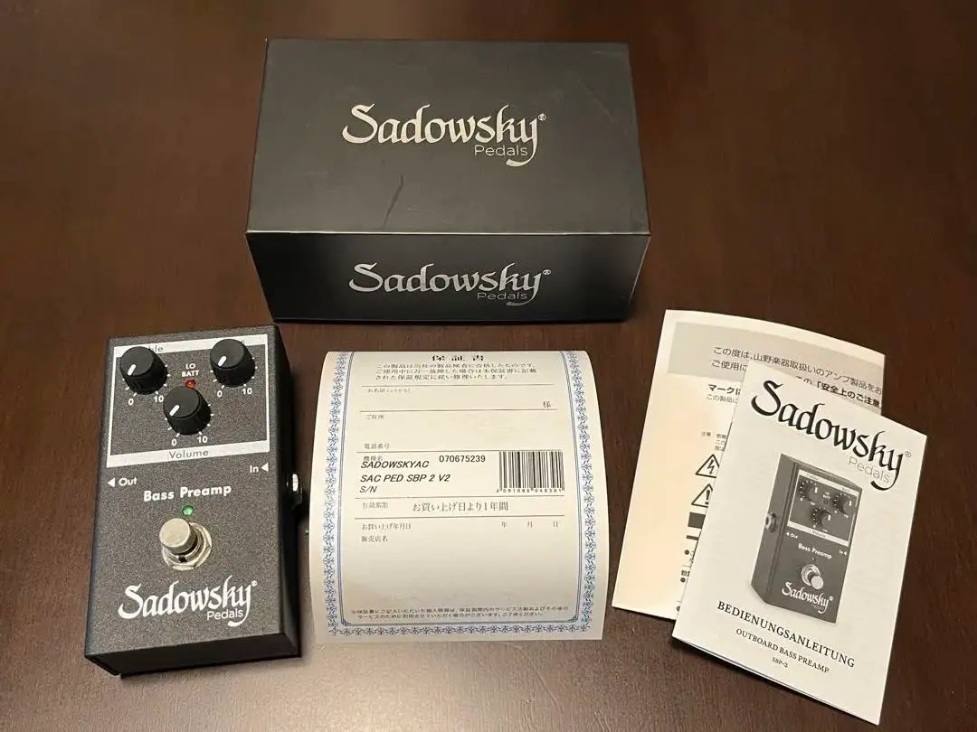 週末値下げ Sadowsky SBP-2 プリアンプ美品 Sadowsky SBP-2 v2 Bass Preamp ｜イケベ楽器店オンラインストア