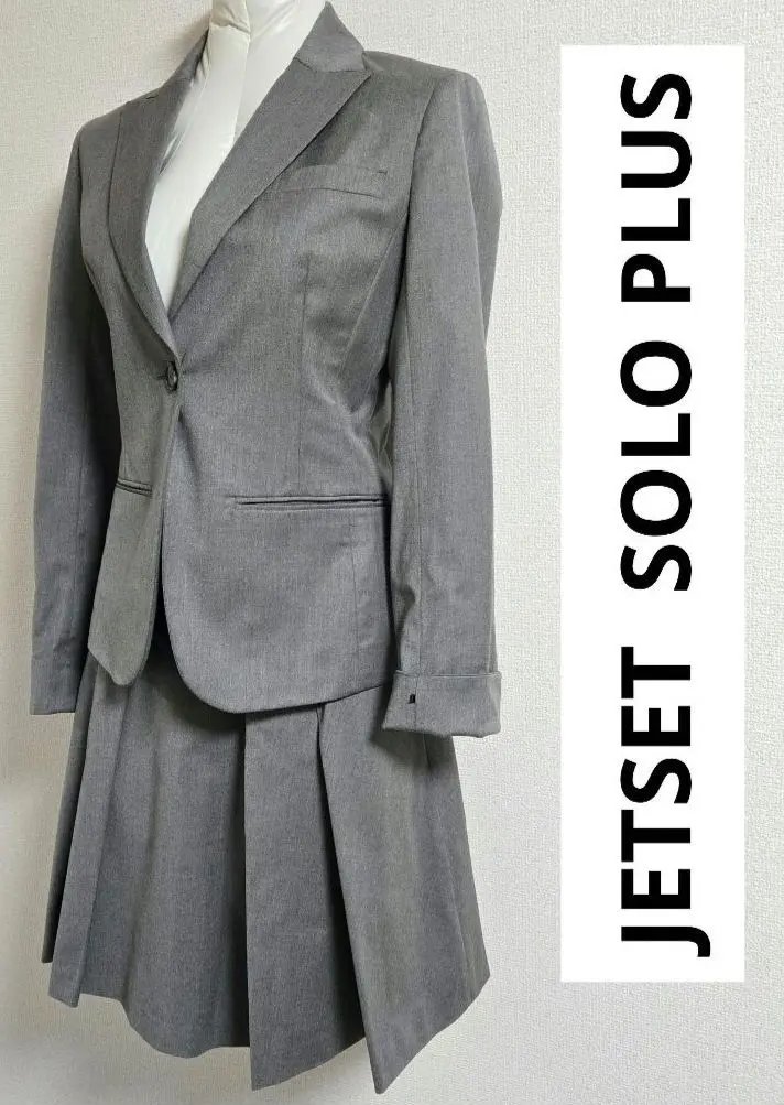極美品　ジェットセットソロプラス　セットアップスーツ　サマースーツ　ストライプ 2025年最新】JET SET SOLO PLUS スーツ・フォーマルの人気