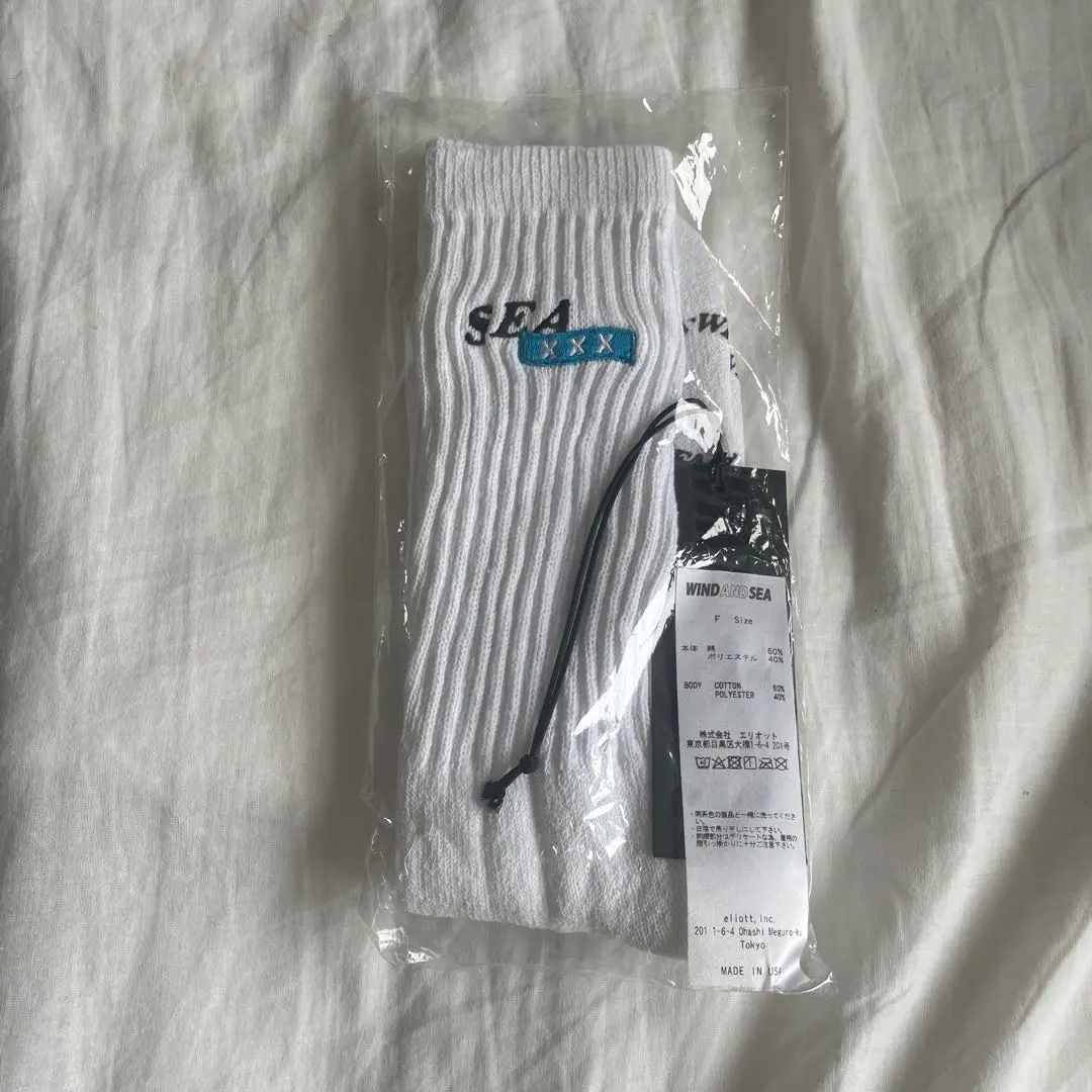 キムタク私物　vans × wind and sea sox ソックス　白 新品 WIND AND SEA - キムタク私物 vans × wind and sea sox ソックス