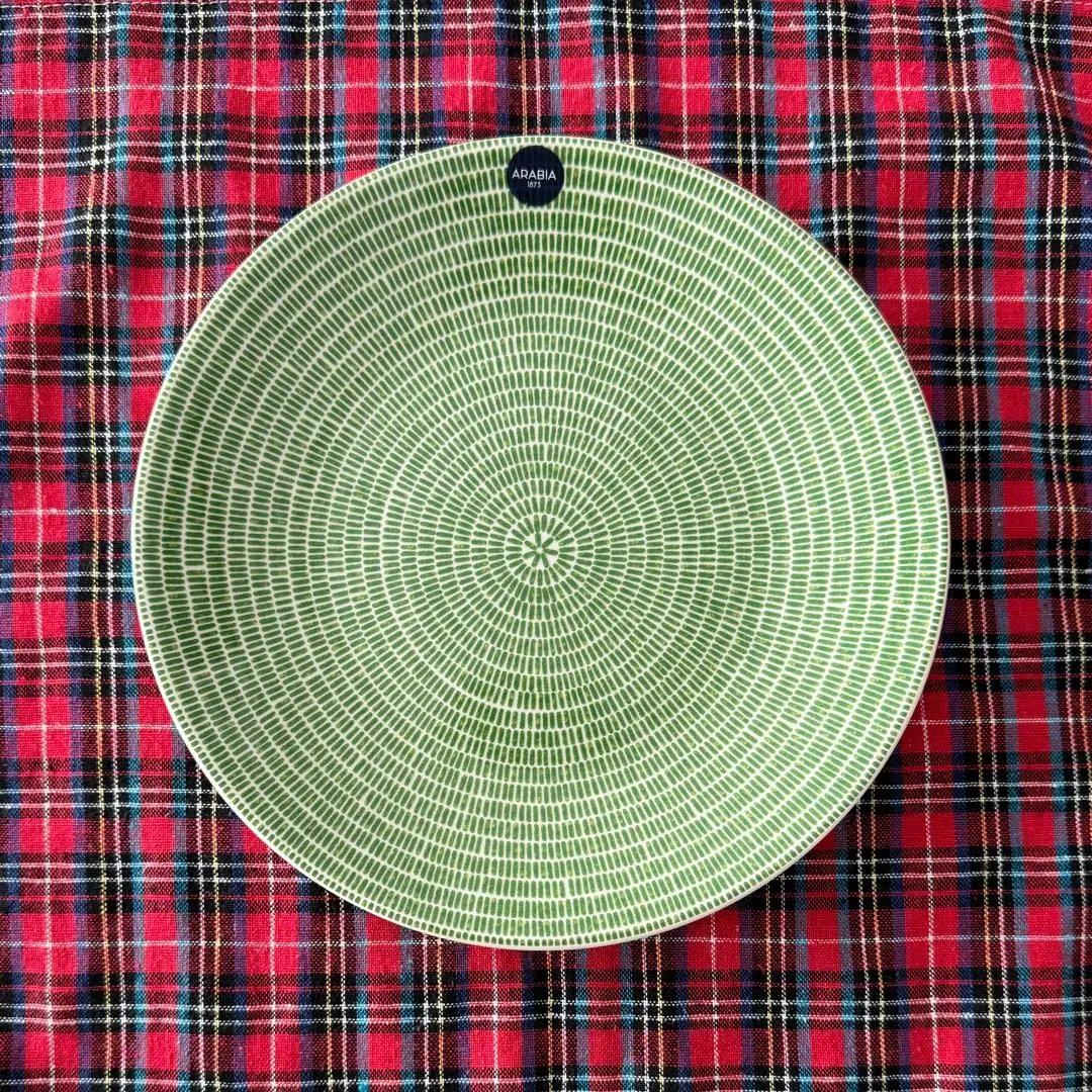 新品　24h Avec パスタプレート 2枚セット グラスグリーン　廃盤品 取扱い終了】ARABIA/アラビア/24H/AVEC/グリーン/パスタプレート