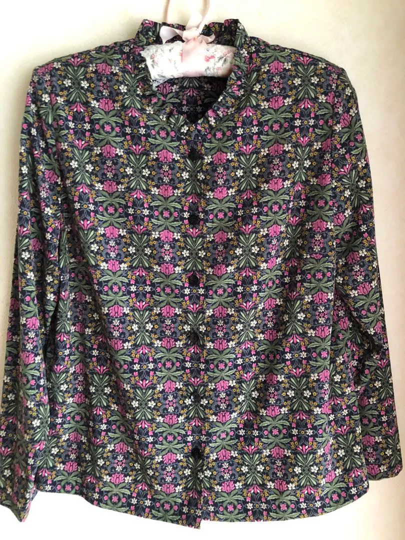 Thumbnail of V&A Victoria & Albert Stand Collar Blouse William Morris