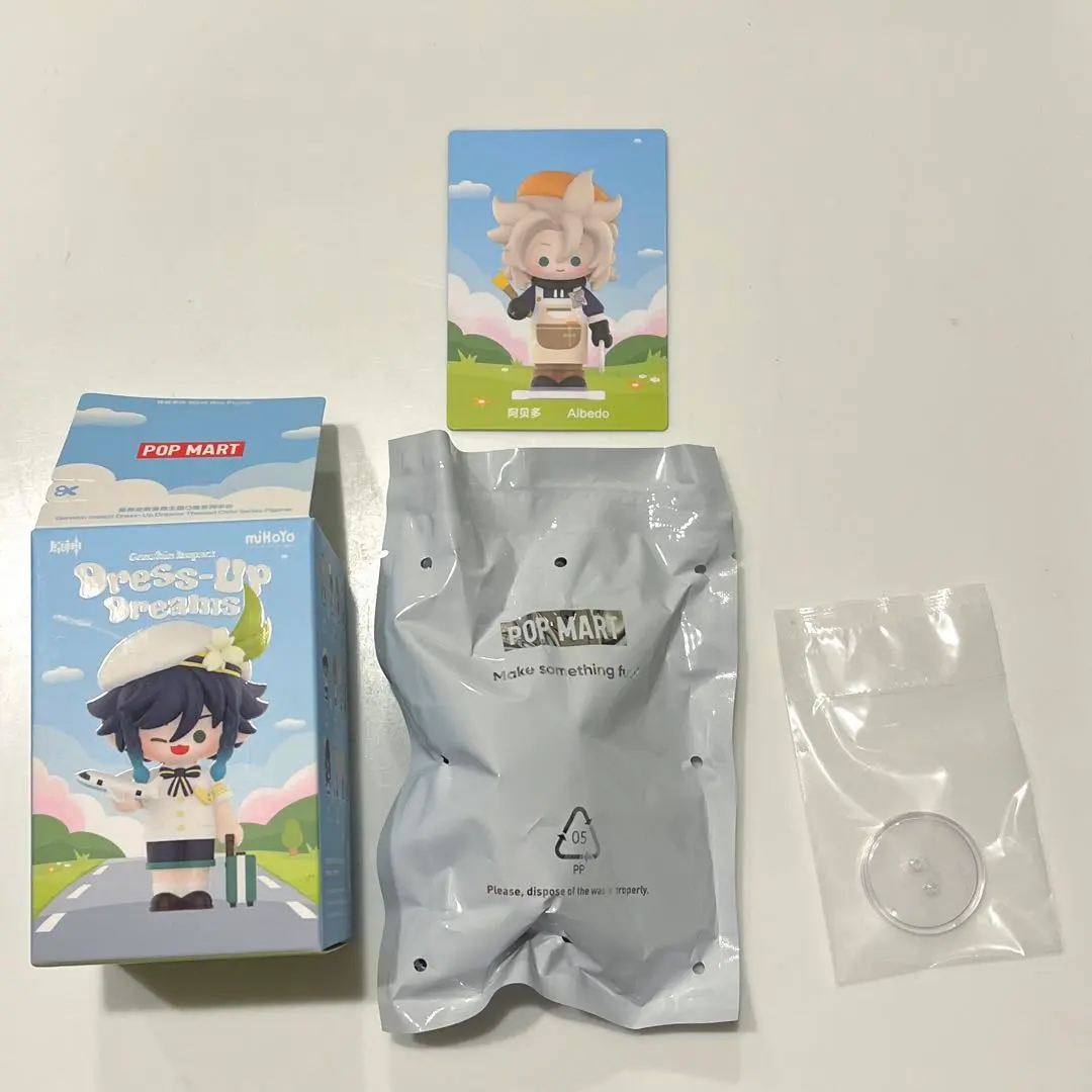 ポップマート 原神 アルベド バーバラ 宵宮 原神 POP MART フィギュア4体セット（香菱・アルベド・バーバラ