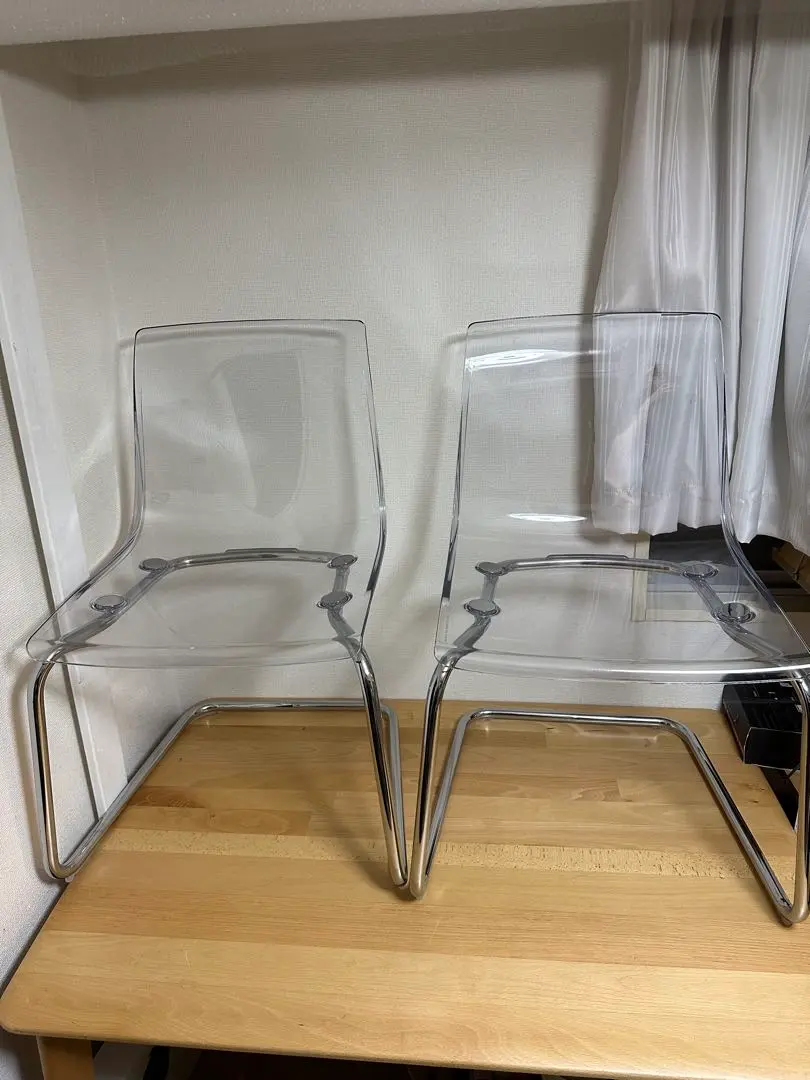 ☆さん専用IKEA TOBIAS トービアス チェア  ¥14,990.- TOBIAS トービアス チェア, 透明, クロムメッキ - IKEA