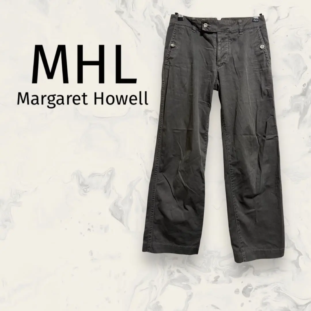 MARGARET HOWELL カーゴパンツ LIGHTWEIGHT COTTON NYLON TWILL TROUSERS | MARGARET HOWELL
