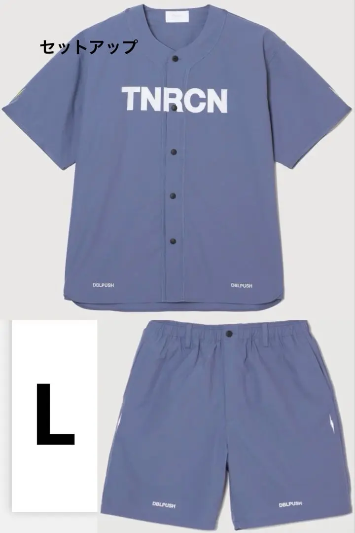 【TNRCN × RUFFLOG】セットアップ（シャツ＆ショーツ）サイズXL TNRCN × RUFFLOG】セットアップ（シャツ＆ショーツ）サイズXL