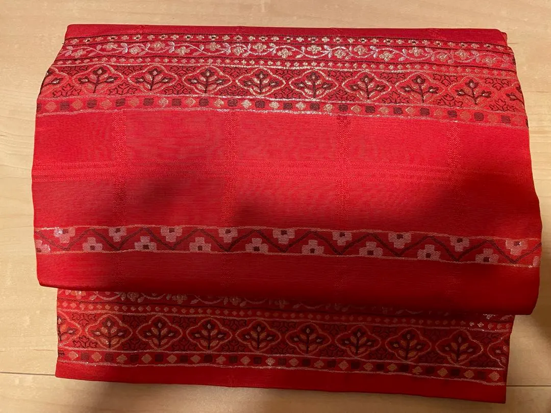 Thumbnail of Unused Nagoya Obi, Ethnic Pattern