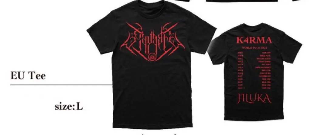 JILUKA JLKロゴTシャツ（SVGレッド） JILUKA ロゴTシャツ(SVGレッド)