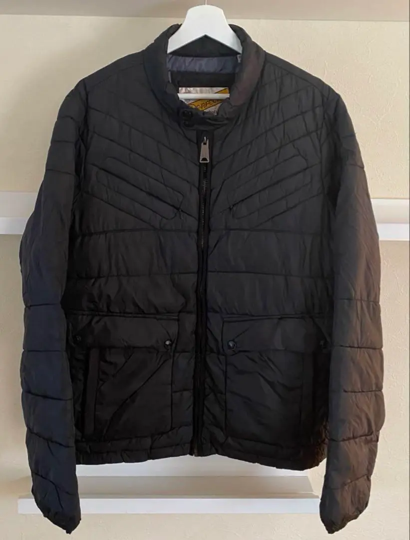 【希少】タグ付き　schott　中綿キルティング　ピーコート　ビンテージ　黒　L schott ショット 80s ウール Pコート ピーコート アメリカ製