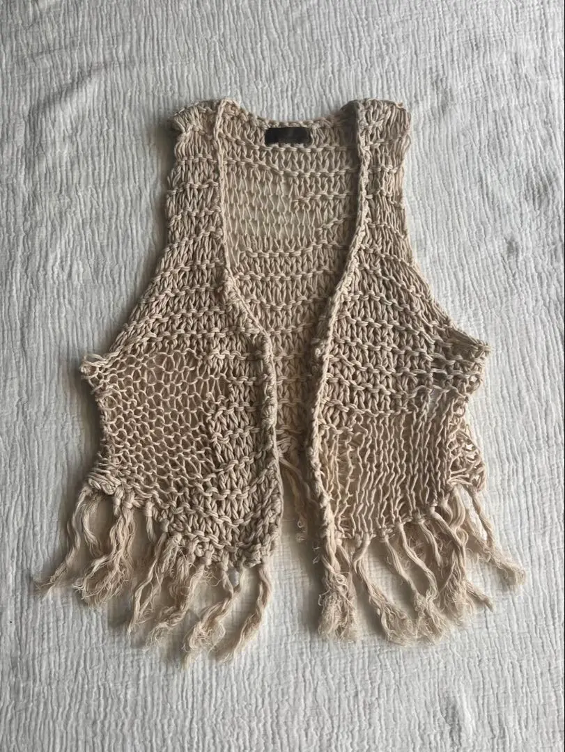 Thumbnail of "goa" Goa Knit Fringe Vest