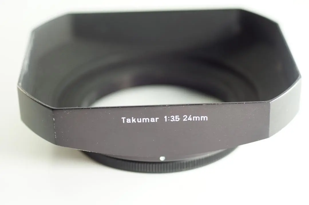 ペンタックス　タクマー24mmF3.5　専用メタルフード（ケース付）ビンテージ品 ペンタックス タクマー24mmF3.5 専用メタルフード（ケース付