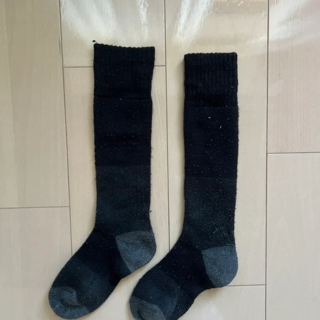 Thumbnail of Wool Blend High Socks Ski Socks Snowboard Winter Cold Protection Black