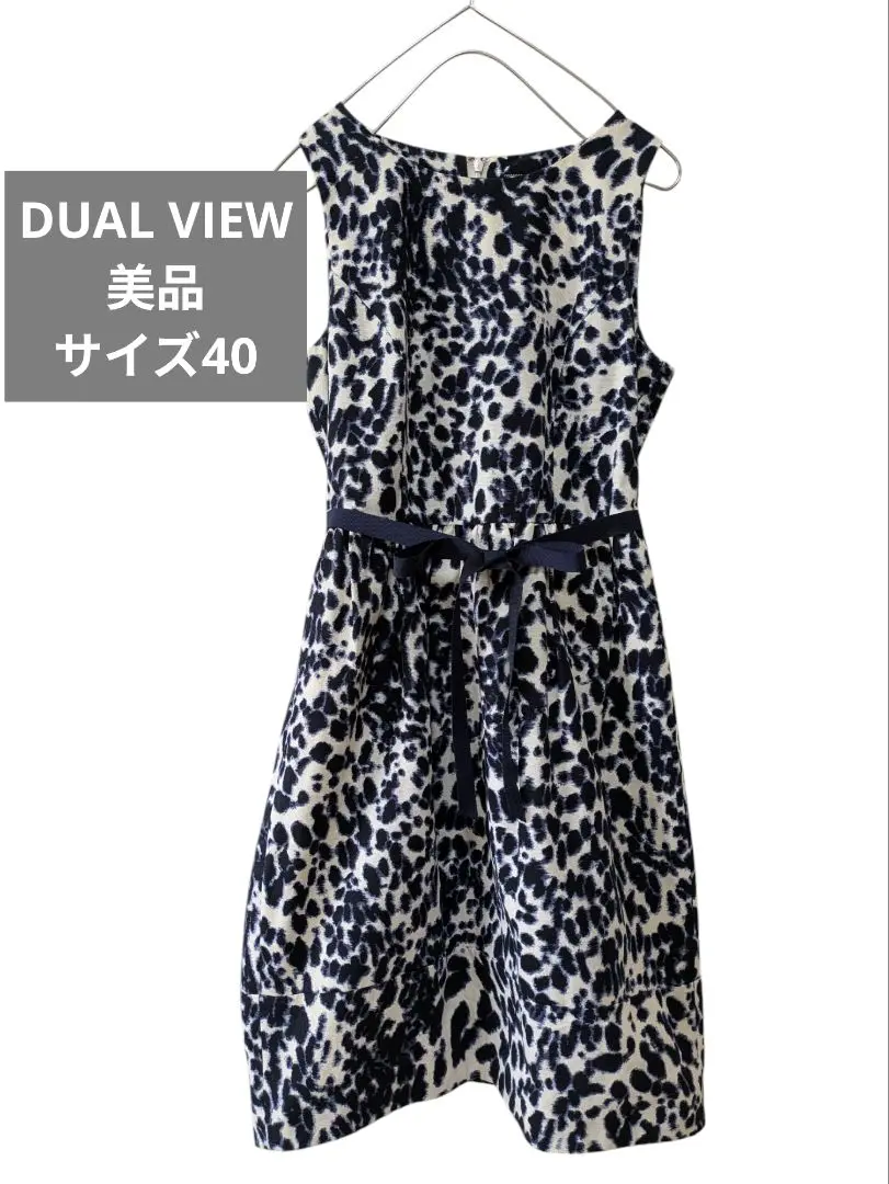 DUAL VIEWデュアルヴュー　ノースリーブワンピース　サイズ38 中古・古着通販】DUAL VIEW (デュアルヴュー) ノースリーブ