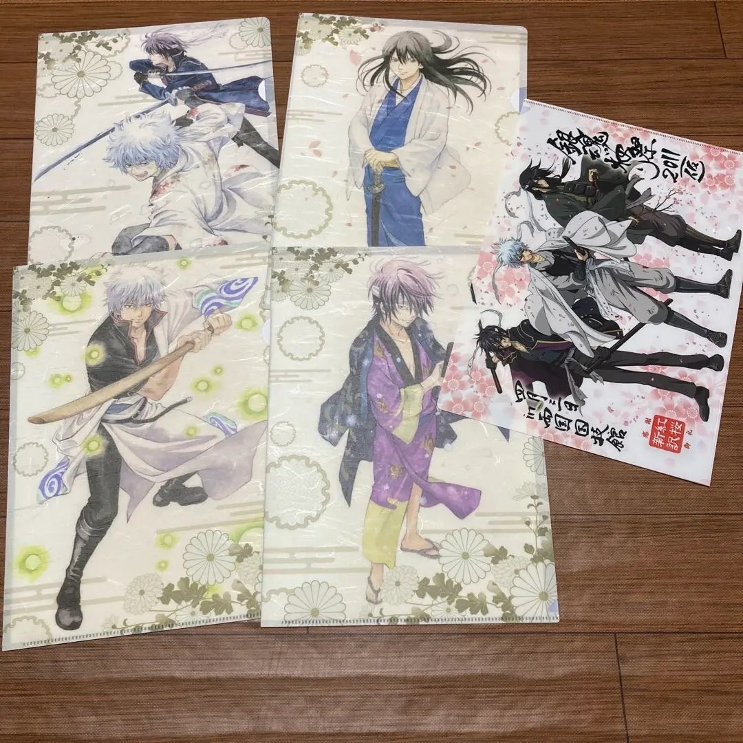 銀魂　和紙クリアファイル　セット 7月予約】TVアニメ「銀魂」和紙クリアファイル Birth Flowers A