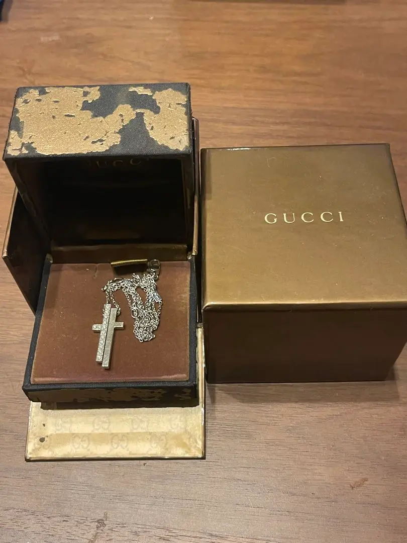 GUCCI グッチ パズルクロス セパレート ネックレス ペンダント