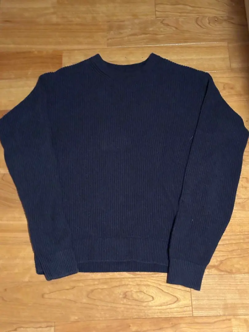 Thumbnail of GAP Navy Ribbed Knit Sweater XS