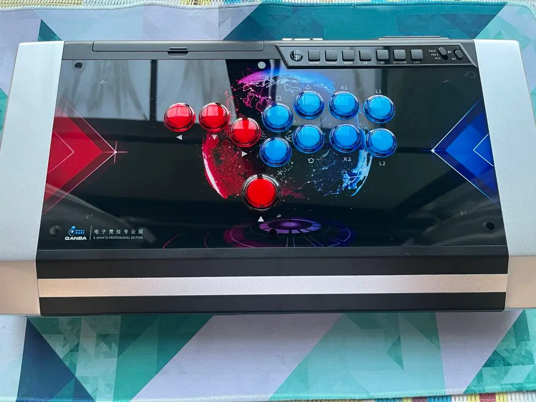 QUANBA レバーレス  ゲーマーフィンガータイプ おまけ付き 美品 Qanba、レバーレス型アーケードコントローラー「Sapphire」の