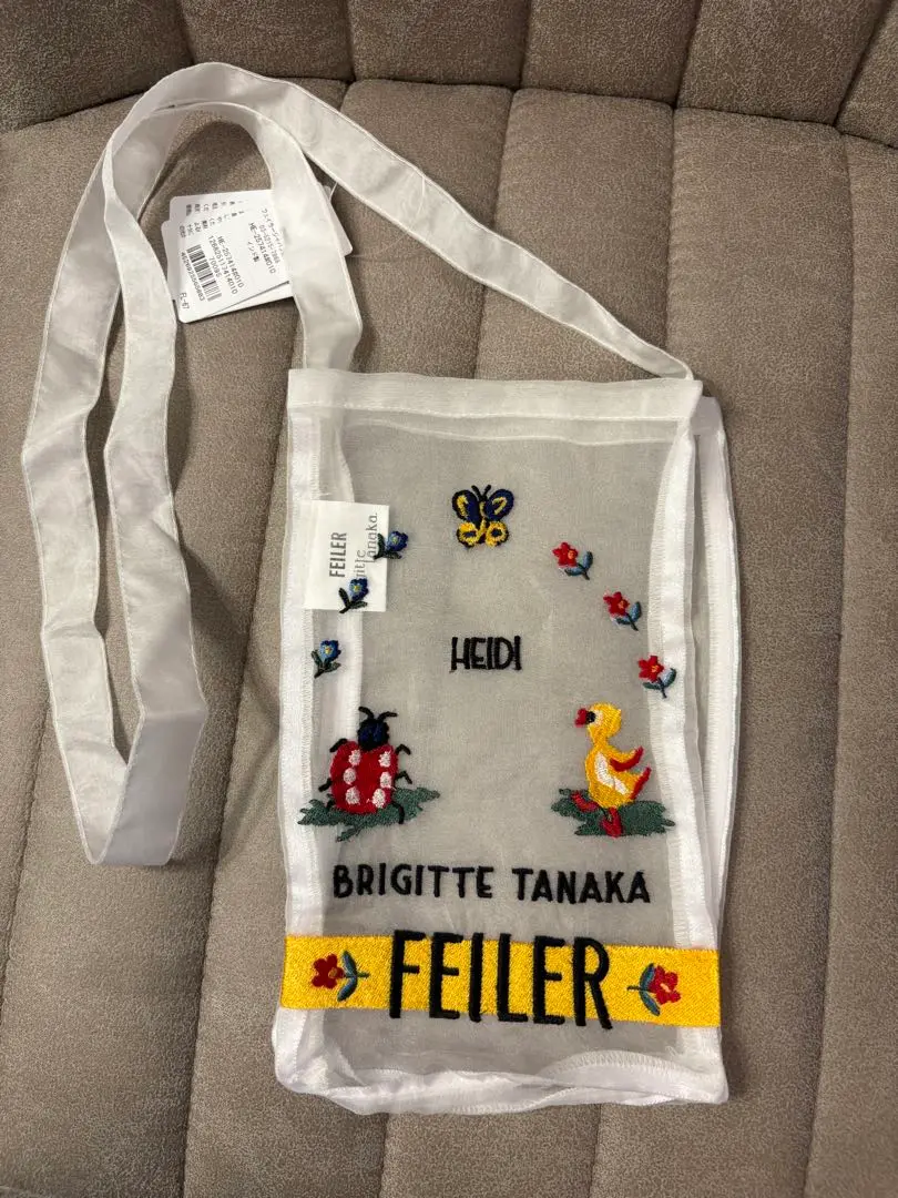 新品未開封品　限定品　FEILERxブリジットタナカ 　　コラボ企画 新品】フェイラー FEILER ブリジット タナカ ハイジ刺繍コラボ