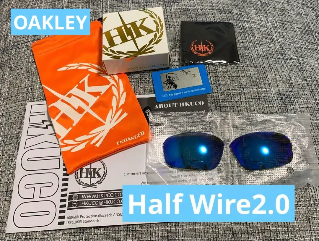 OAKLEY half wire ブルー/グレー オークリー ハーフワイヤー オークリー 旧モデル 商品情報