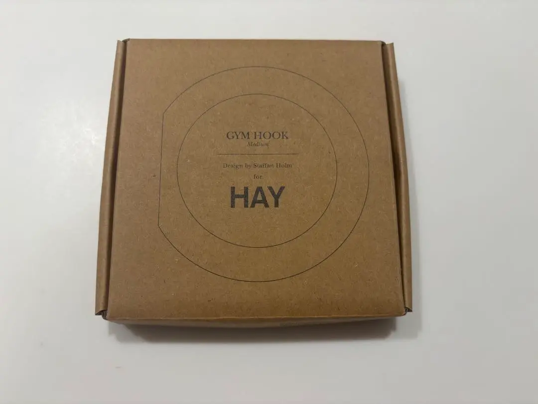 匿名配送】HAY 廃盤 希少 ジムフック M ブラック インテリア