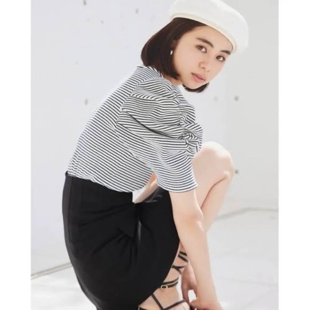 SNIDEL - パフスリーブワッフルトップス　SNIDEL SNIDEL（スナイデル）の「パフスリーブワッフルトップス（T