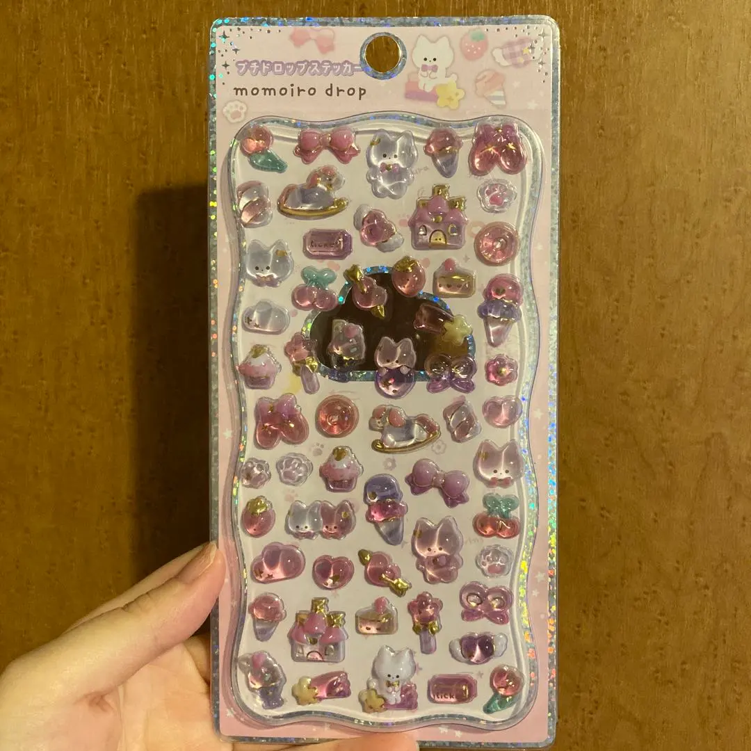 Thumbnail of Petite Drop Sticker: Peach Drop