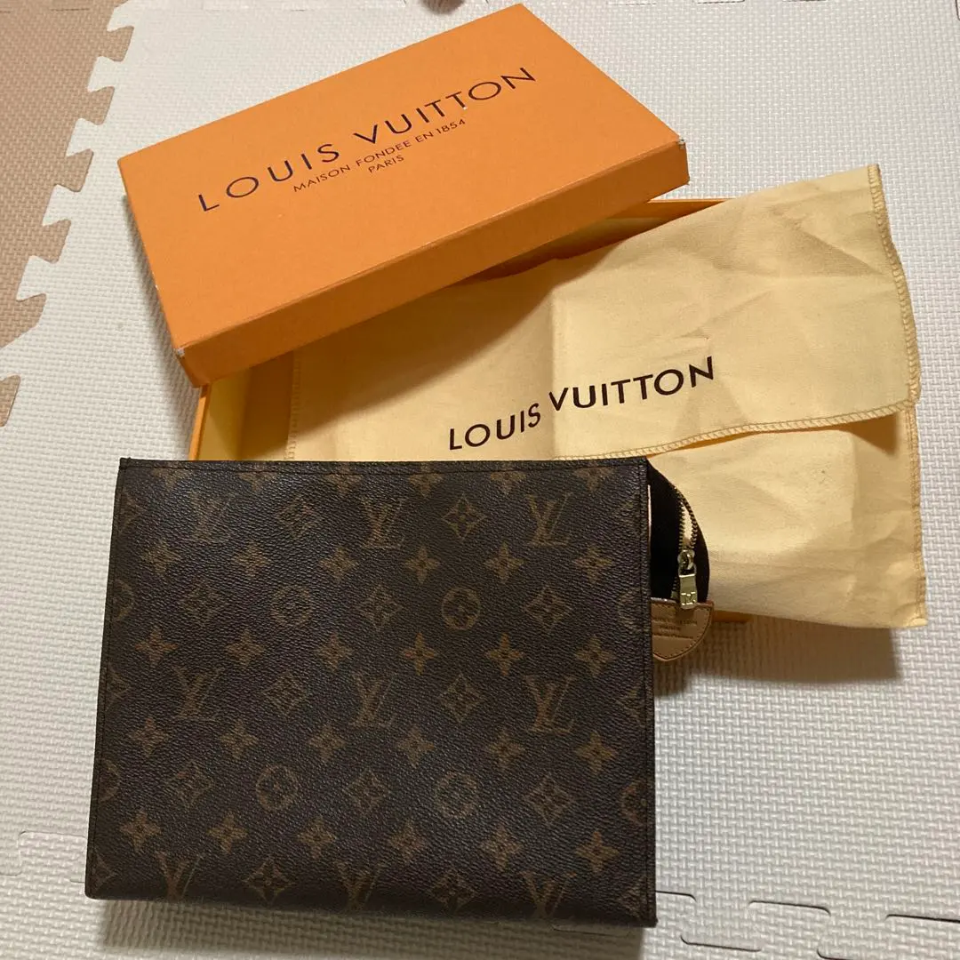 Thumbnail of LOUIS VUITTON Monogram Clutch Bag, with Box