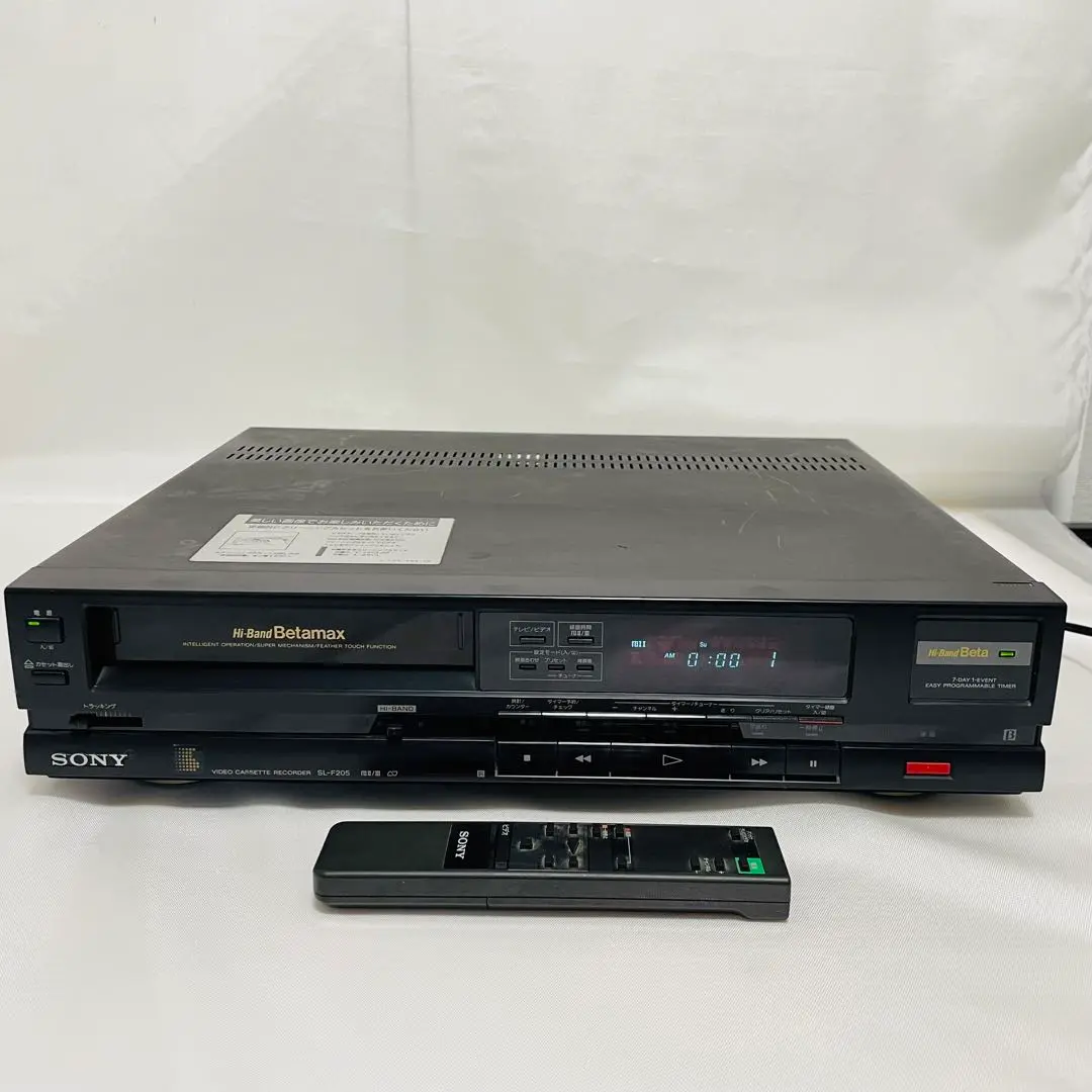 貴重 SONY ソニー Betamax ビデオ レコーダー SL-F201 ソニー SONY Betamax SL-F1 ベータマックスビデオレコーダー