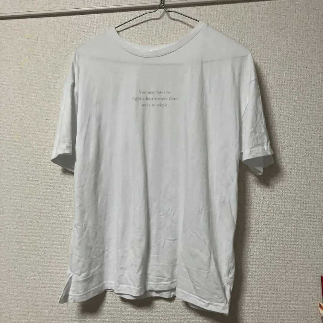 Thumbnail of White Text Print T-shirt
