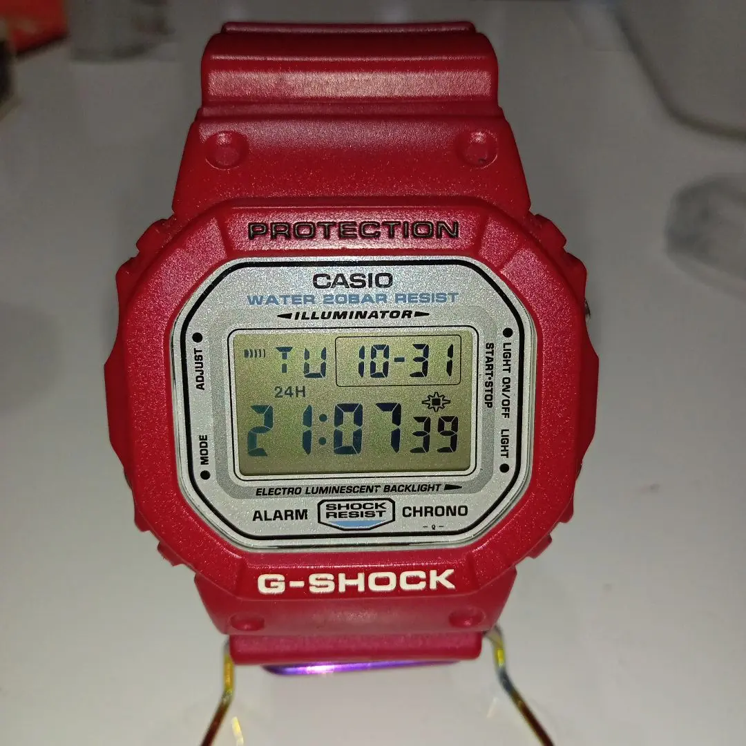 B*o様 CASIO G-SHOCK DW-5600 波乗人　赤　サーフィン　限 2025年最新】波乗人 DW-5600の人気アイテム - メルカリ