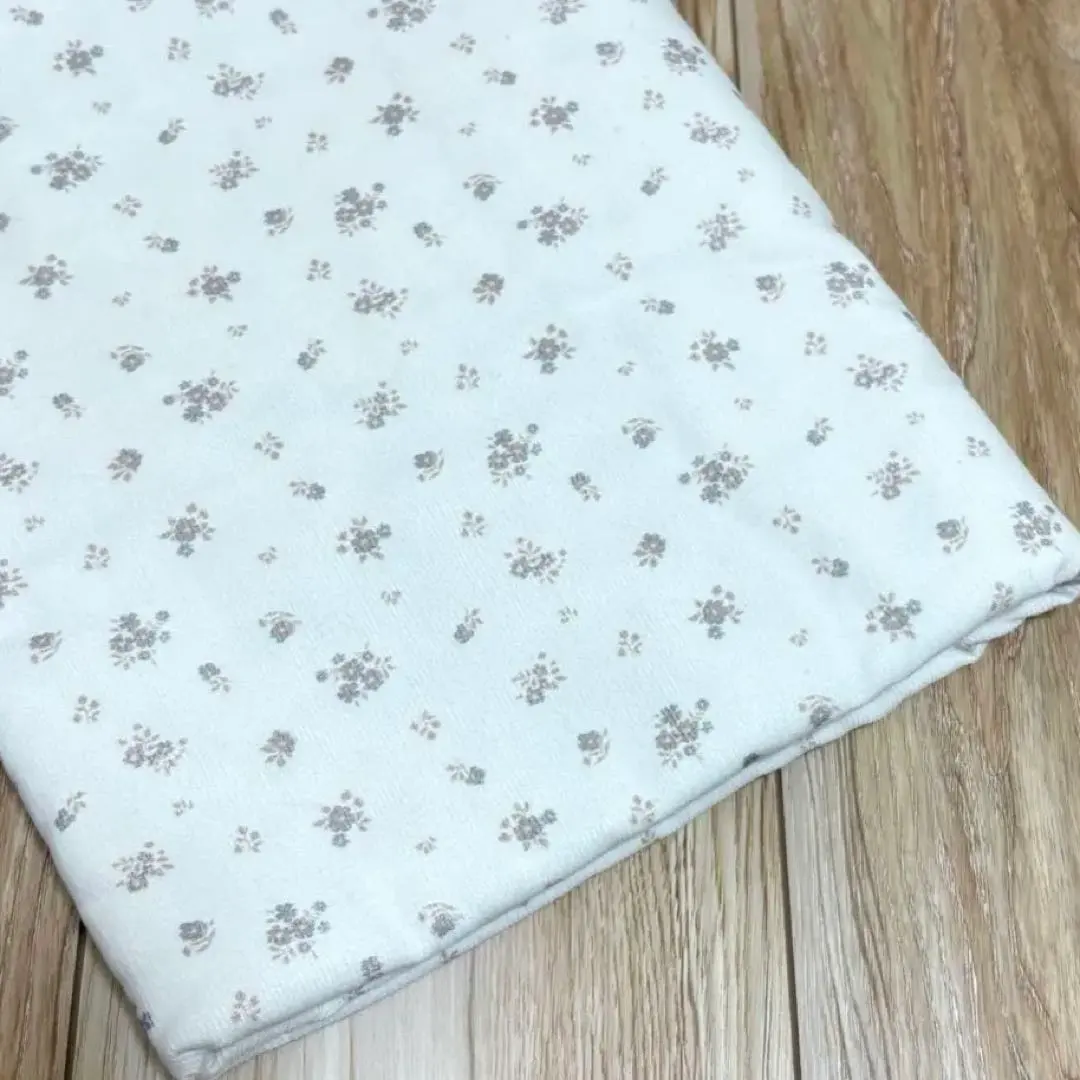 Thumbnail of Korean Fabric, Small Floral Pattern, Corduroy Fabric