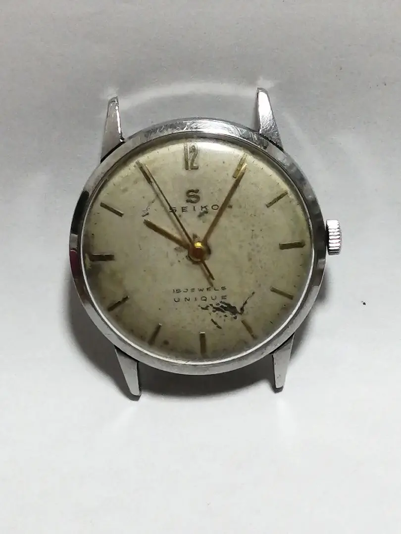 【超希少】SEIKO unique Sマーク　不動品ジャンク時計 黒 ステンレス 2025年最新】セイコー uniqueの人気アイテム - メルカリ