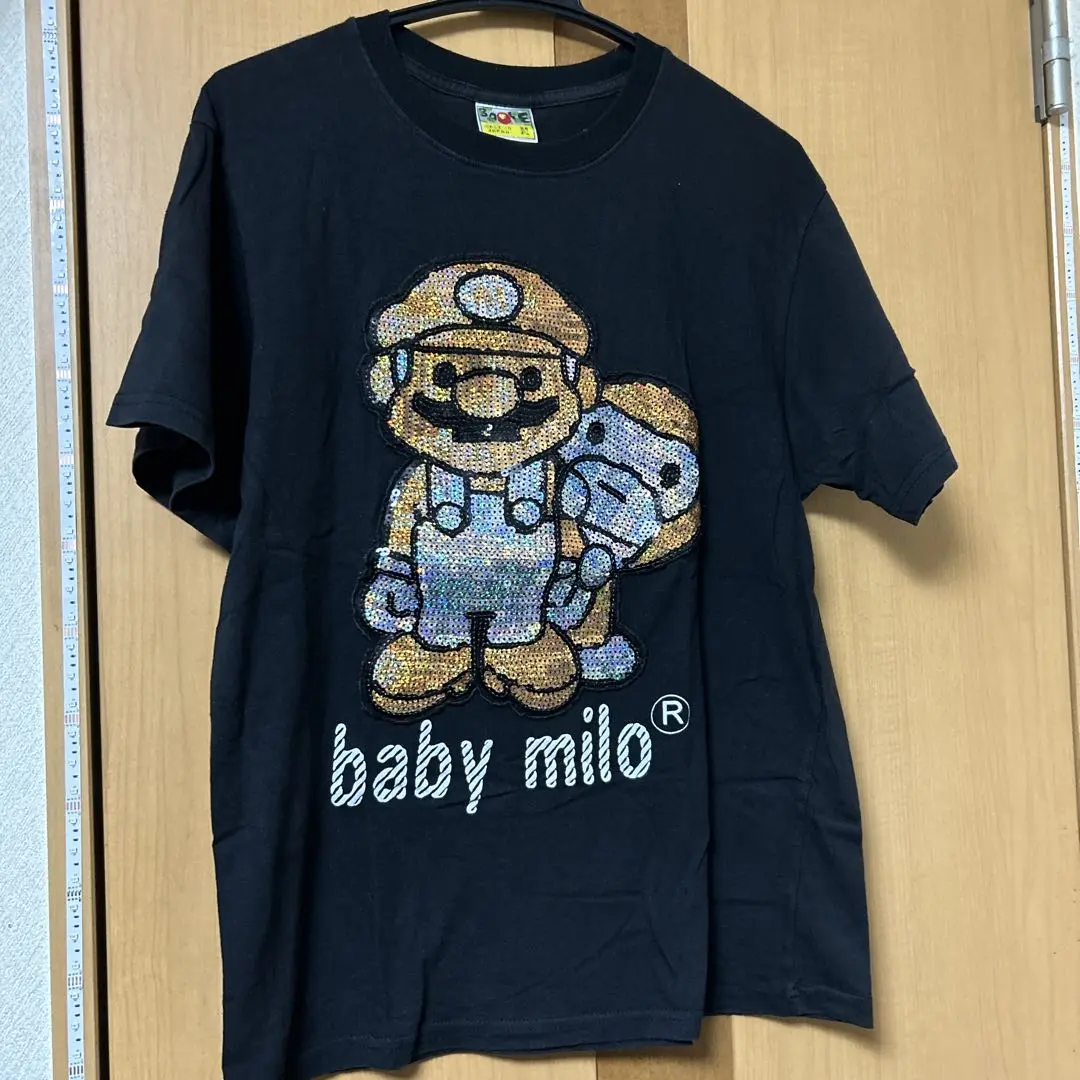 ア・ベイシング・エイプ ベビーマイロ マリオコラボ Nintendo × BAPE マリオ マイロ フルジップ パーカー Mサイズ a