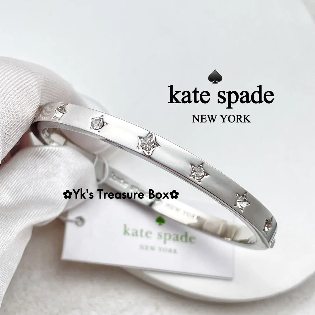 kate spade シルバー バングル WBRU0003　未使用　タグ付 kate spade シルバー バングル WBRU0003 未使用 タグ付 - メルカリ