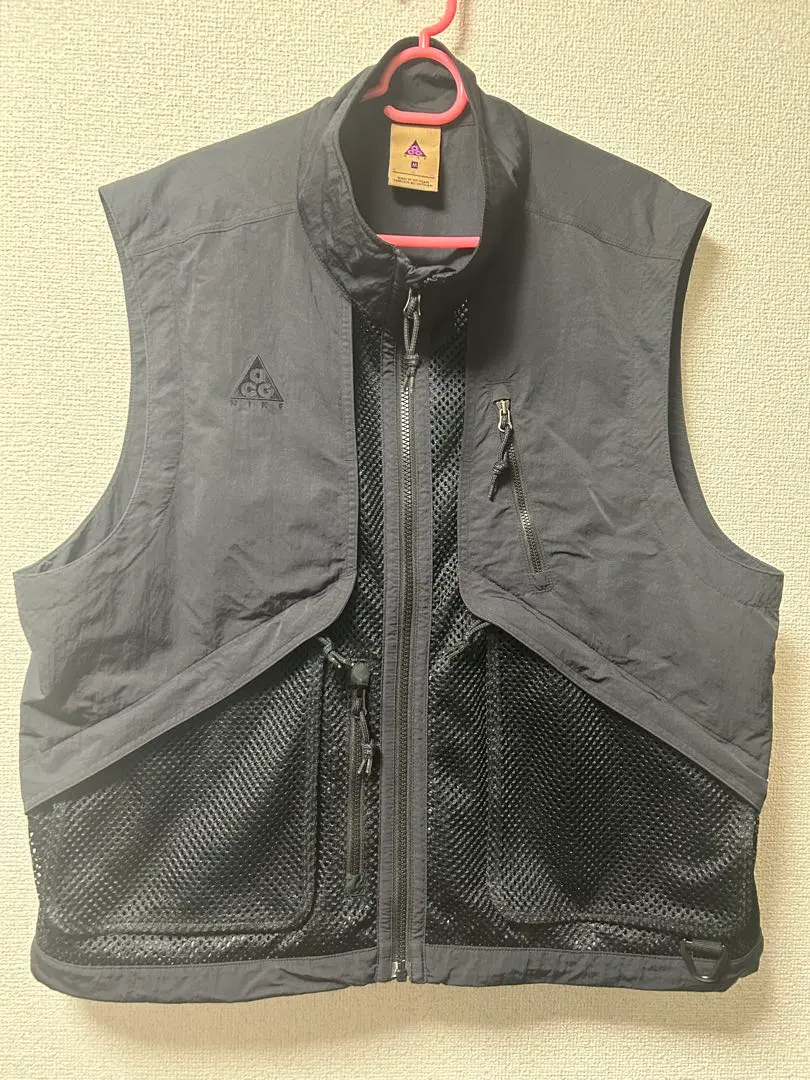 NIKE - 新品　90s NIKE ACG フィッシング ベスト グレー M 未使用 NIKE - 新品 90s NIKE ACG フィッシング ベスト グレー M 未使用