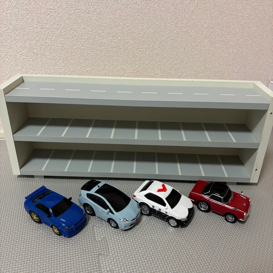 【未開封】スリーコインズ　ミニカー収納　4点セット ミニカー収納棚 | 3COINS(スリーコインズ)キッズ | PAL CLOSET