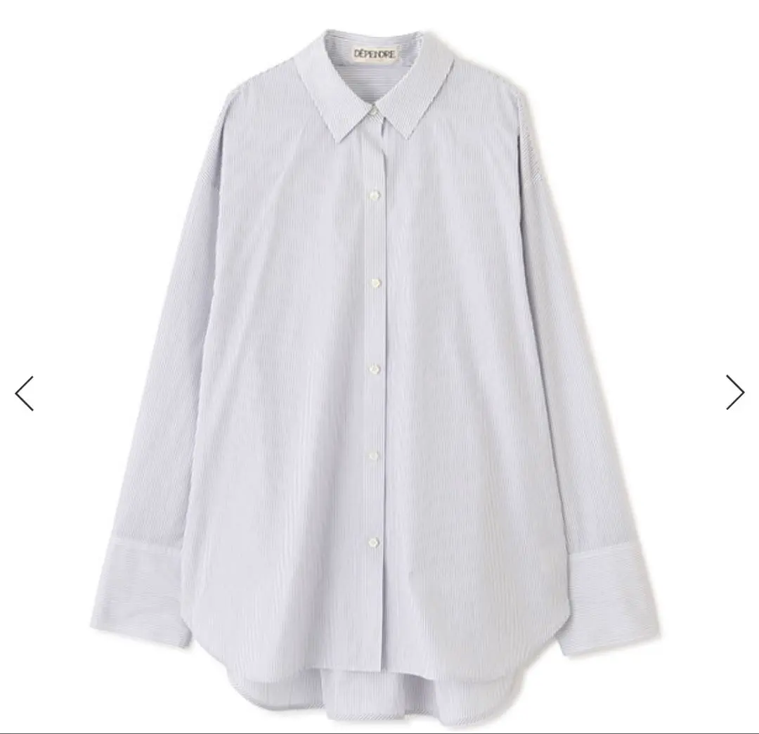 Thumbnail of Beautiful condition ♪ ETRE TOKYO DEPENDRE Broadcloth Shirt, Striped