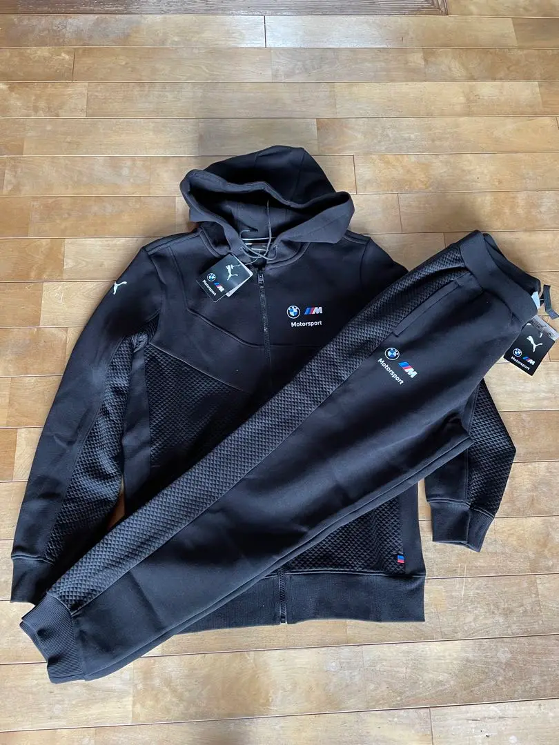 【希少PUMA×BMWコラボ】プーマ BMW セットアップ 上下Sサイズ 希少PUMA×BMWコラボ】プーマ BMW セットアップ 上下Sサイズ